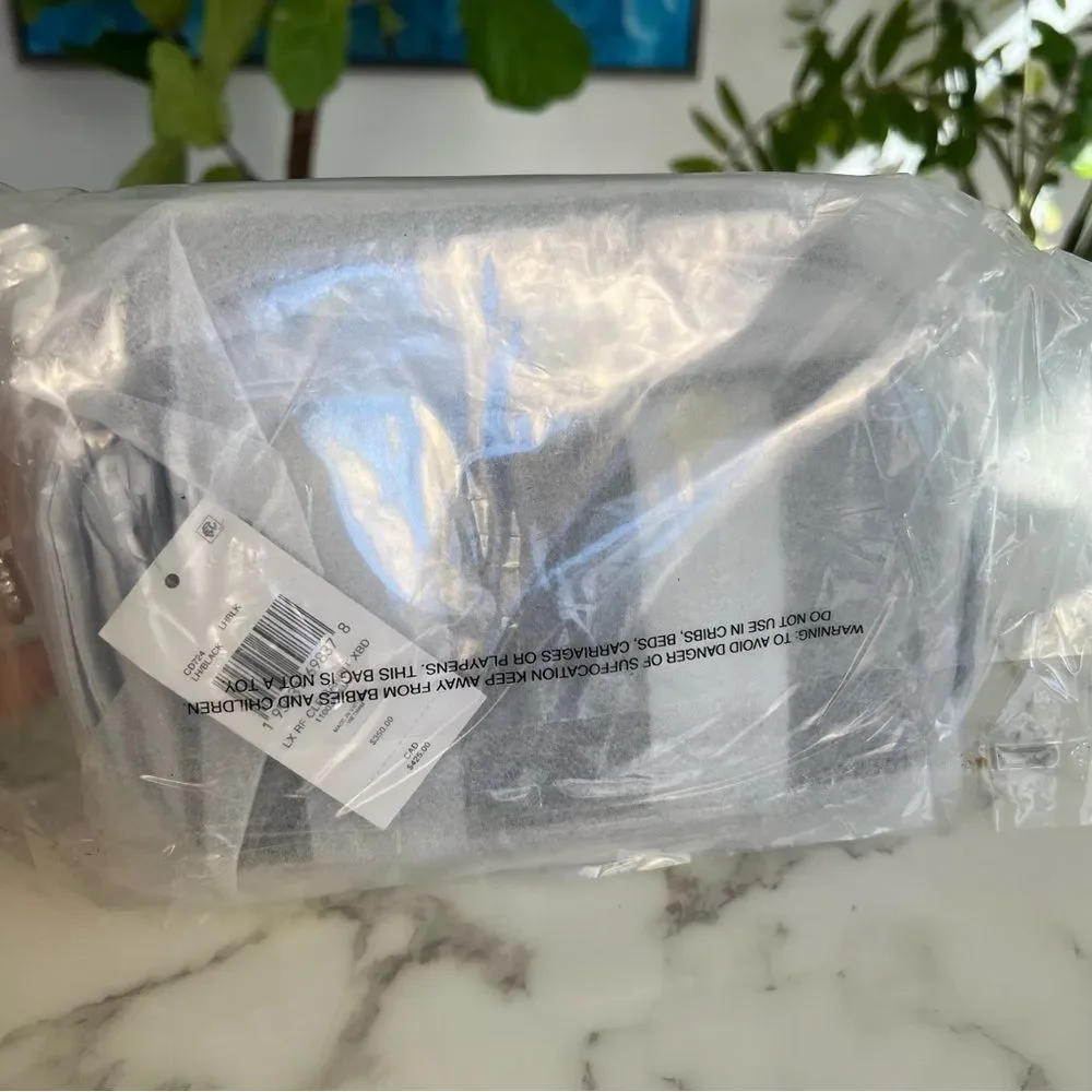 NWT Coach Bandit Crossbody Bag Luxe Refined Calf Leather Black Silver CD724 - Picture 10 of 16